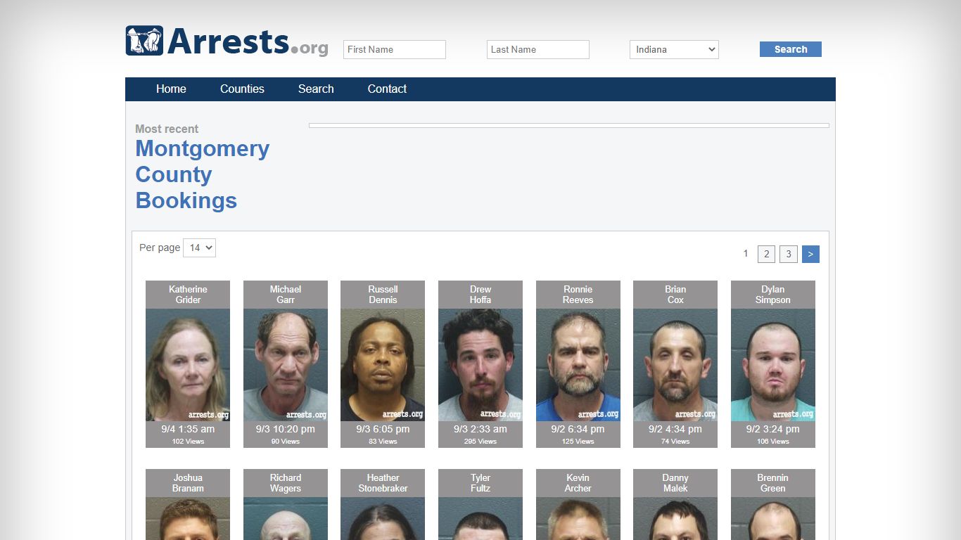 Montgomery County Arrests and Inmate Search